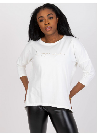 Smotanovo biele tričko s potlačou