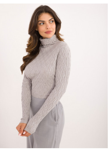 Sivý dámsky rolák