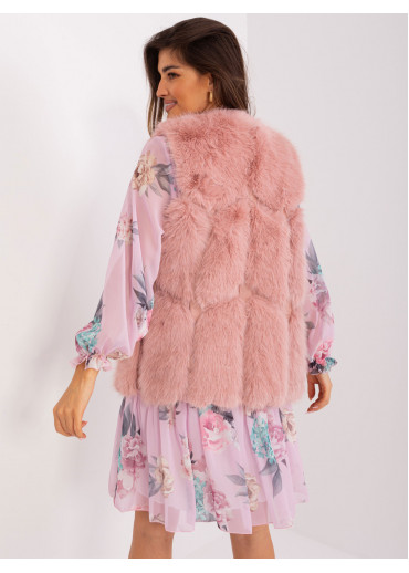 Púdrovo ružová vesta