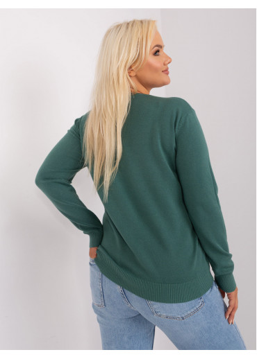 Tmavozelený pulóver