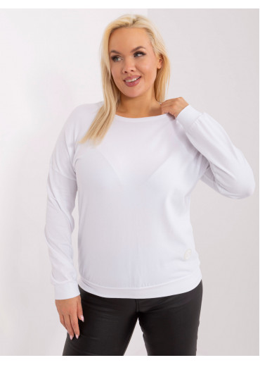 Biele tričko s dlhým rukávom