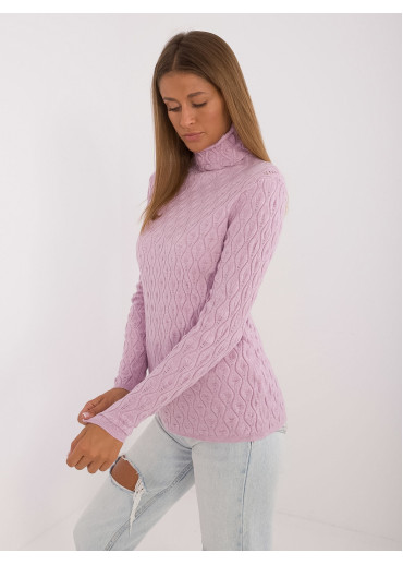 Fialový dámsky rolák