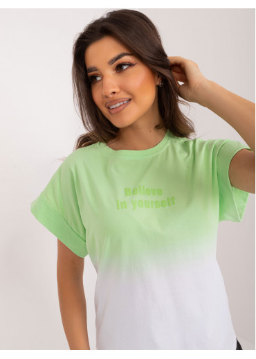 Zelené tričko s potlačou