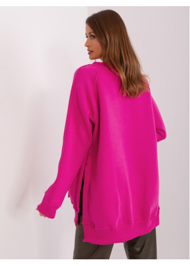 Fuchsiovo ružová mikina