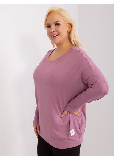 Tmavopúdrovo ružové tričko