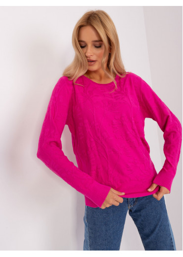 Fuchsiovo ružový pulóver