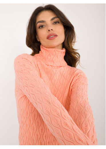 Broskyňovo ružový dámsky rolák