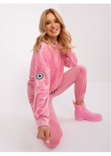 Ružová tepláková súprava