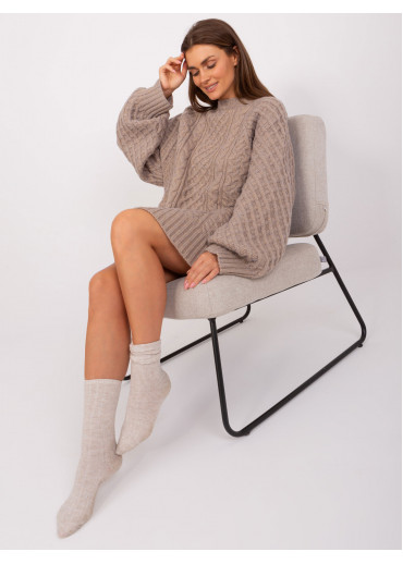 Béžovo hnedý sveter