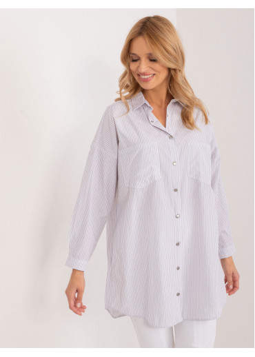 Svetlosivá dámske košeľa