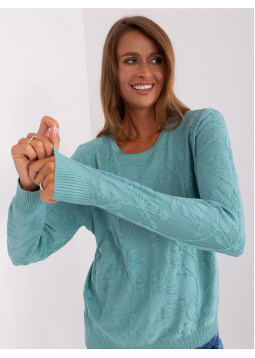 Svetlozelený pulóver