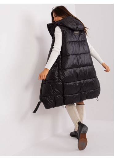 Čierna prešívaná vesta