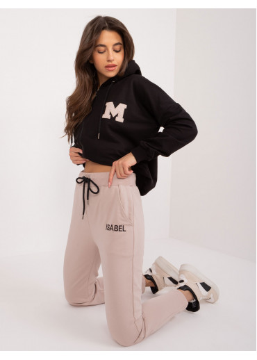 Čierna tepláková súprava