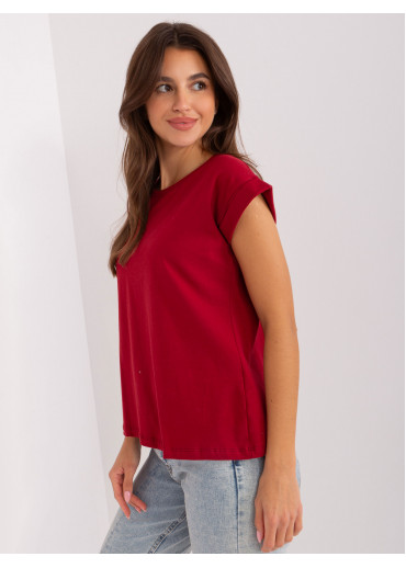 Bordovo červené tričko
