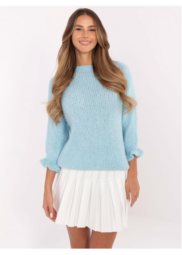 Svetlomodrý dámsky sveter
