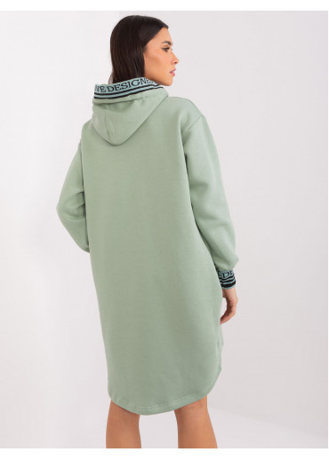 Svetlozelená mikinová tunika