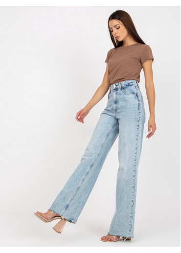 Béžovo hnedé basic tričko