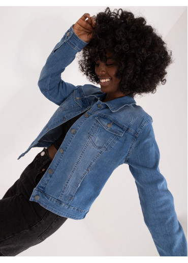 Svetlomodrá džínsová bunda