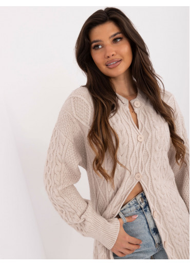 Béžovo hnedý dámsky sveter