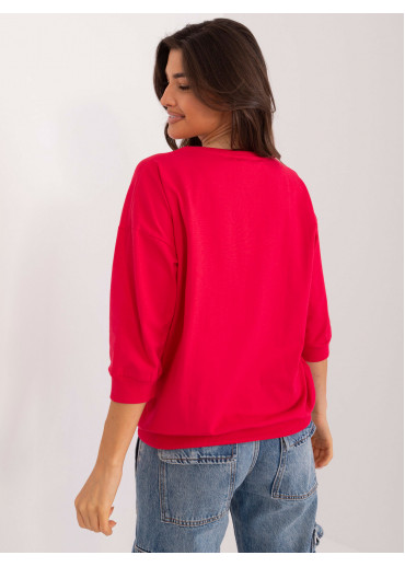 Červené dámske tričko