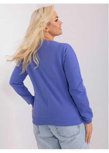 Fialové tričko s dlhým rukávom