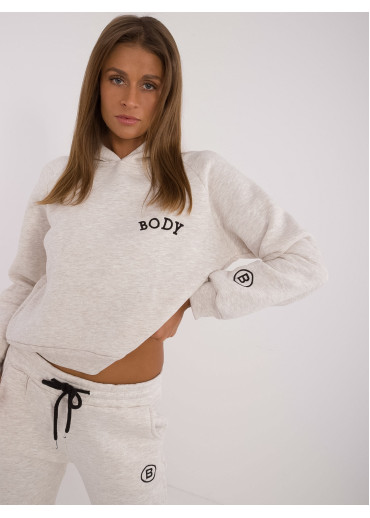 Béžovo hnedá dámska tepláková súprava