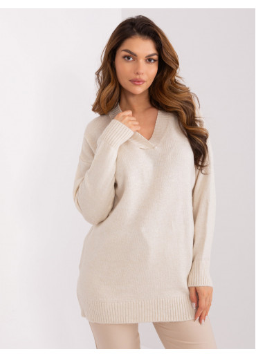 Béžovo hnedý sveter