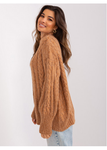 Kapučínovo hnedý polorolák