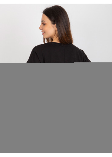 Čierne tričko s potlačou