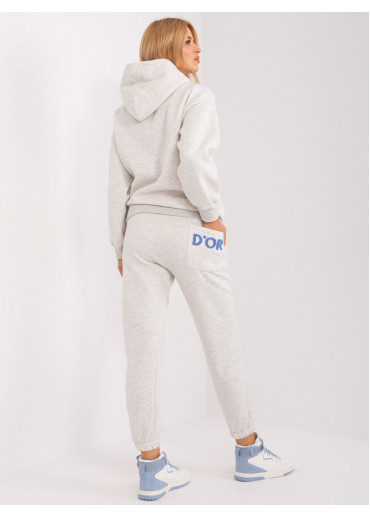 Sivá tepláková súprava