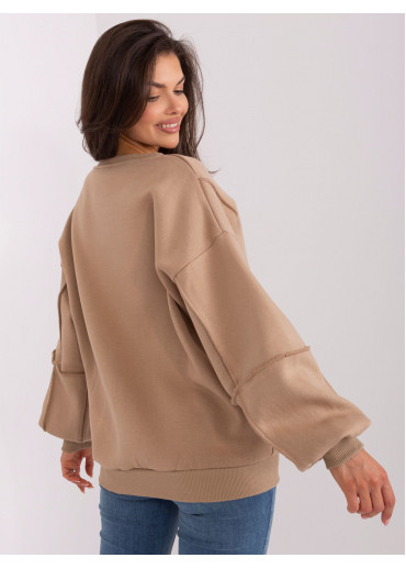 Kapučínovo hnedá mikina