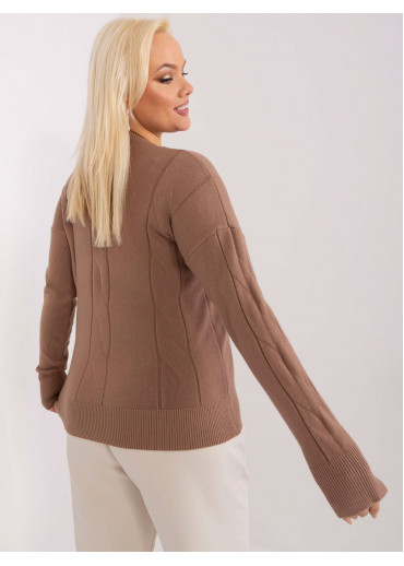 Hnedý pulóver
