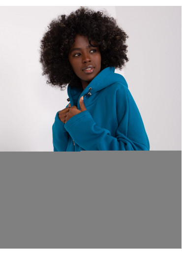 Zelená predĺžená mikina