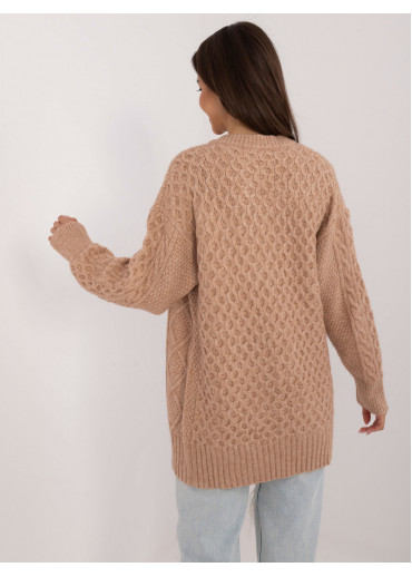 Hnedý dámsky sveter