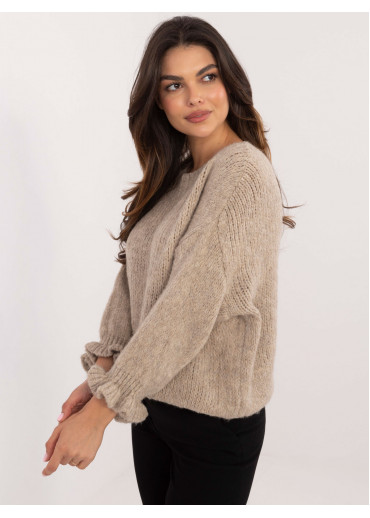 Hnedý dámsky sveter