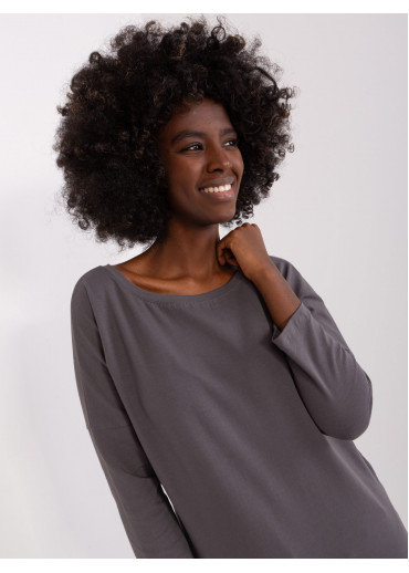 Grafitovo sivé tričko