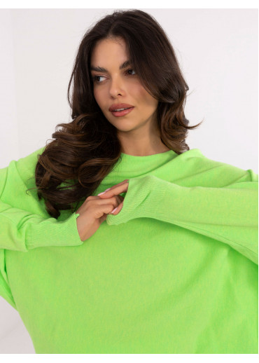 Limetkovo zelený dámsky sveter