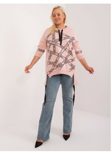 Tmavopúdrovo ružová dámska tunika