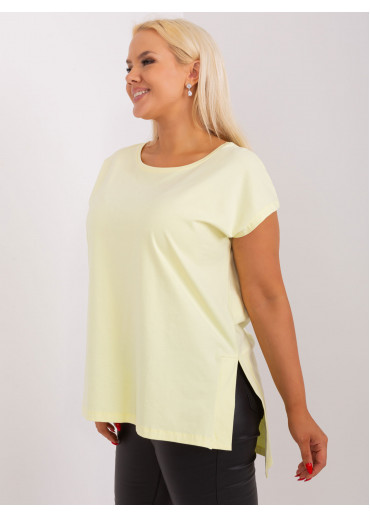 Vanilkovo žlté predĺžené tričko
