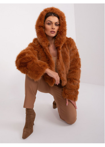 Hnedá chlpatá bunda