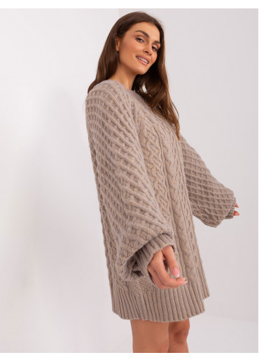 Béžovo hnedý sveter