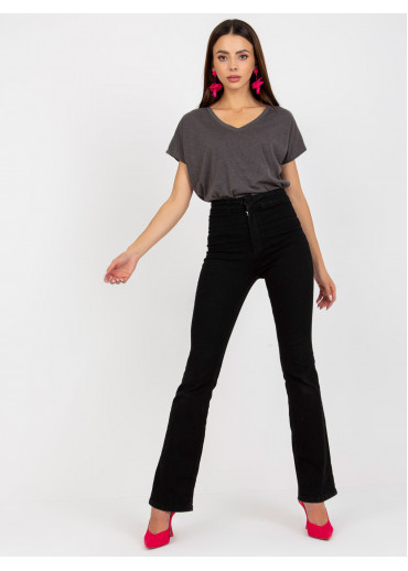 Tmavosivé basic tričko