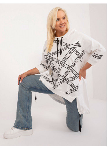 Smotanovo biela dámska tunika