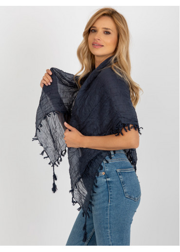 Grafitovo sivá šatka