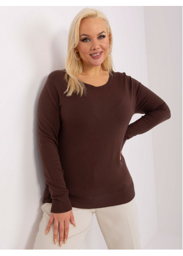 Hnedý pulóver