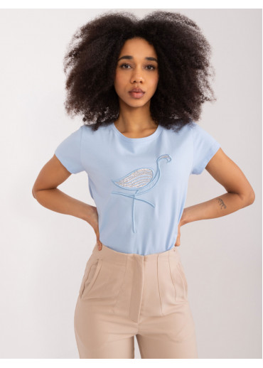 Svetlomodré dámske tričko