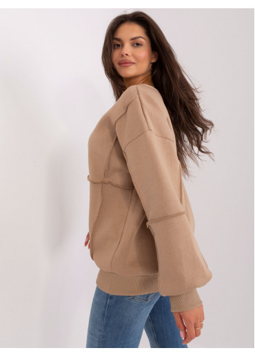 Kapučínovo hnedá mikina