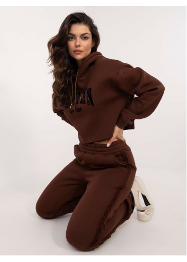 Hnedá tepláková súprava