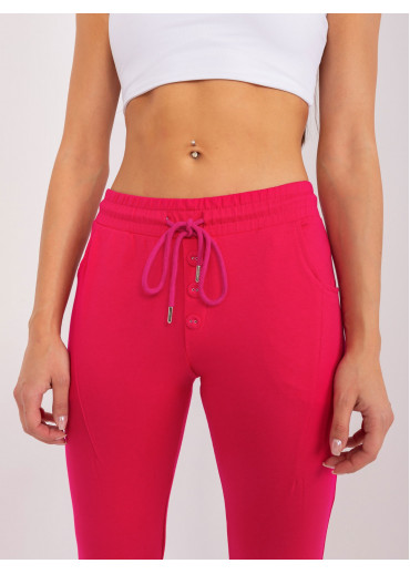 Fuchsiovo ružové tepláky