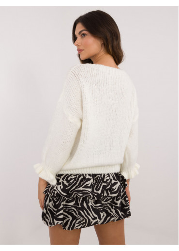 Smotanovo biely dámsky sveter